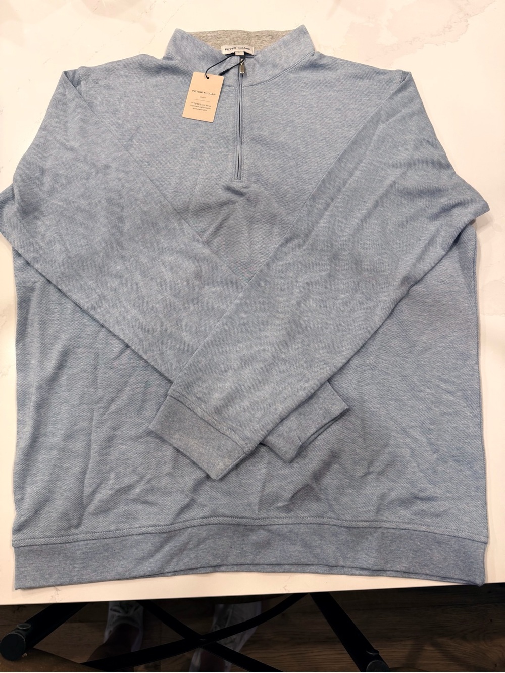 Peter Millar Crown Comfort Quarter Zip - LARGE